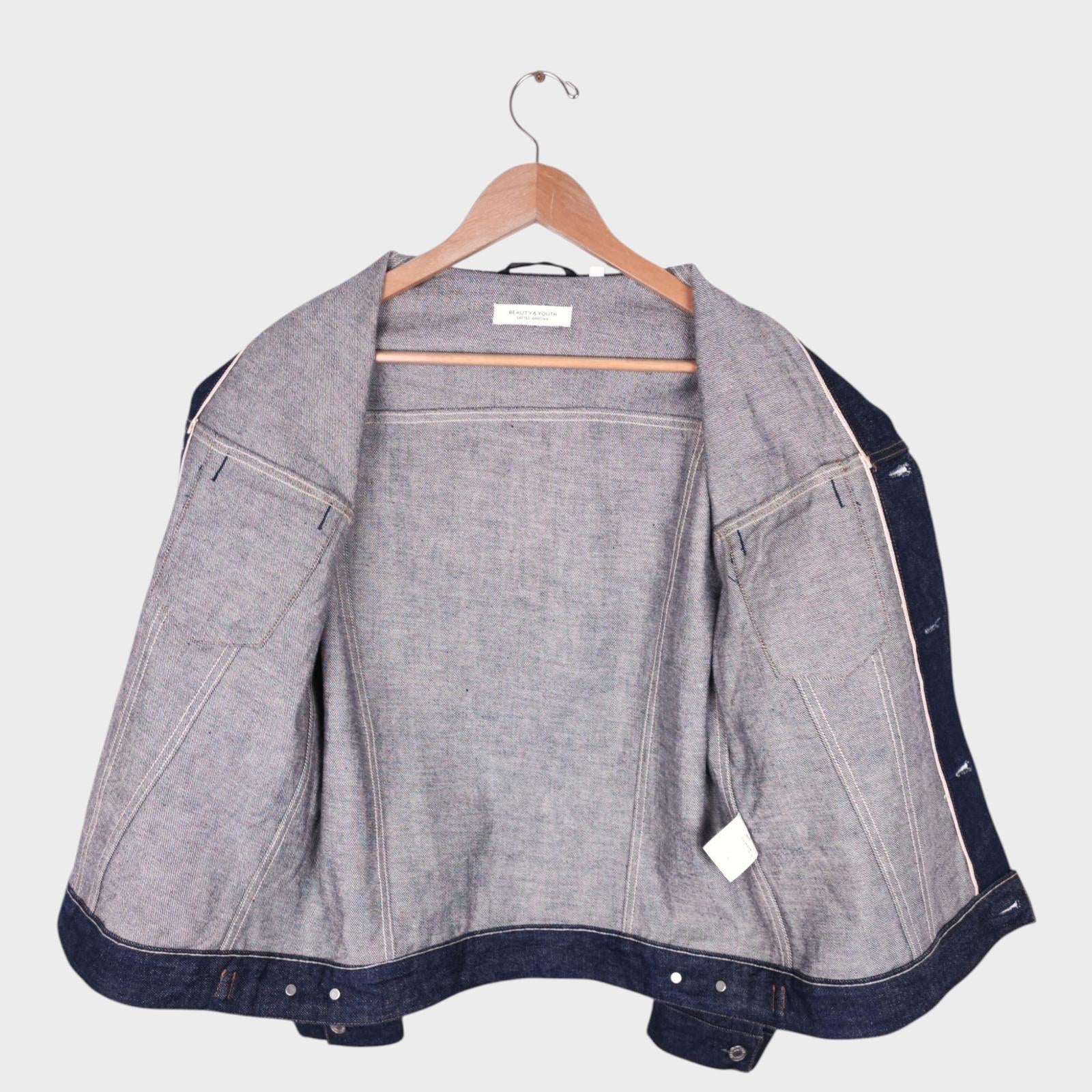 UNITED ARROWS Men's Made in Japan Denim Trucker Jacket