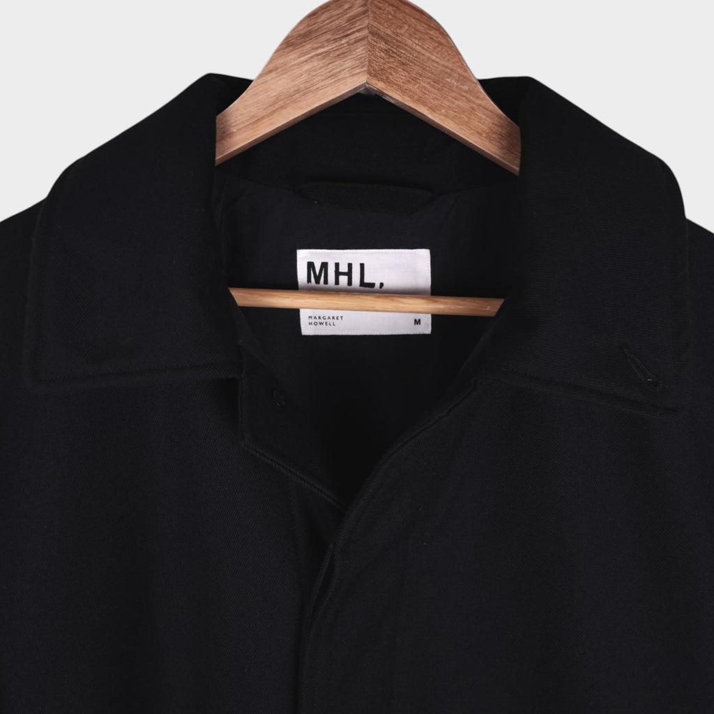 MHL MARGARET HOWELL Men's Black Cotton/Wool Jacket