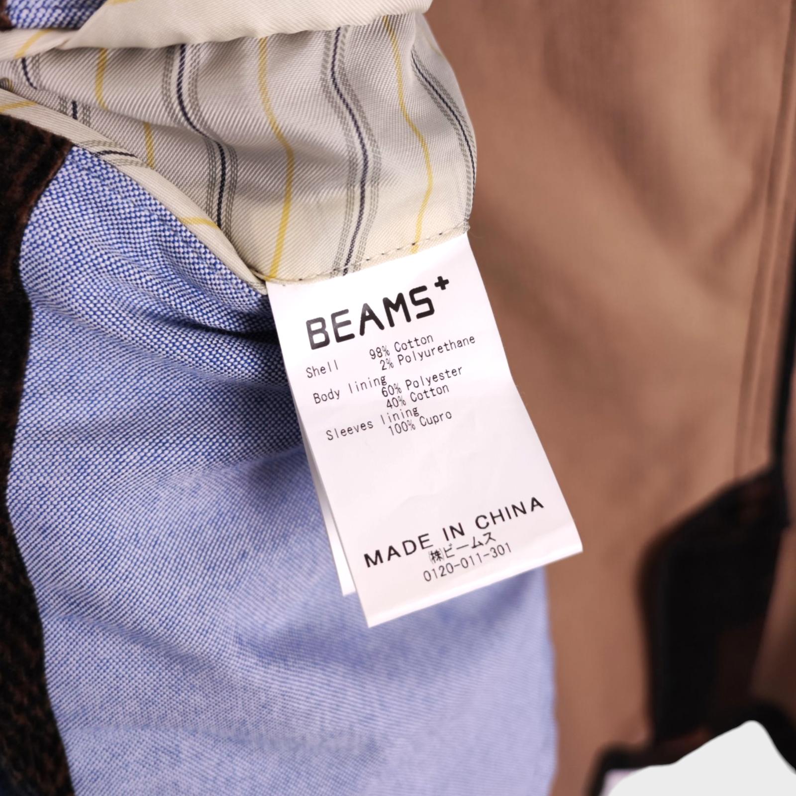 BEAMS PLUS Men's Patchwork Corduroy Blazer Jacket