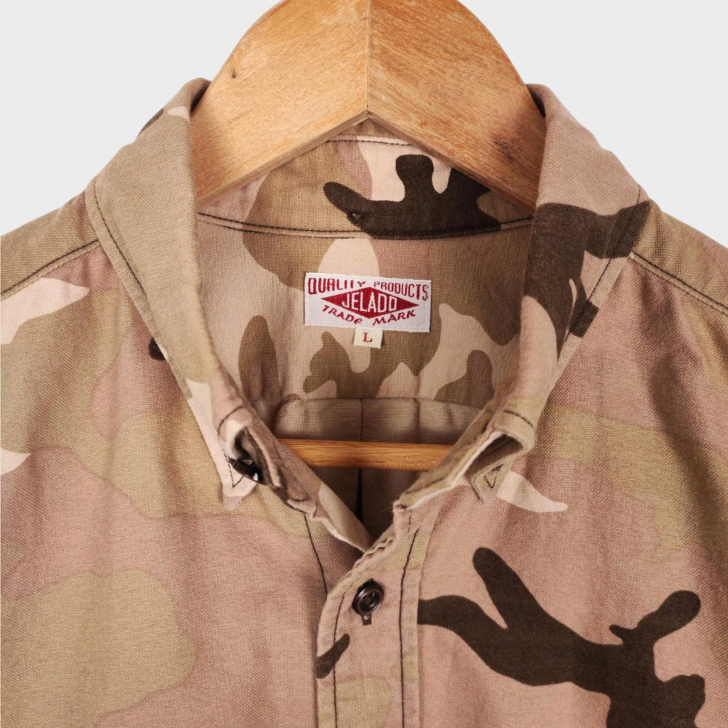 JELADO Men's Made in Japan Camo Print Button Down Shirt