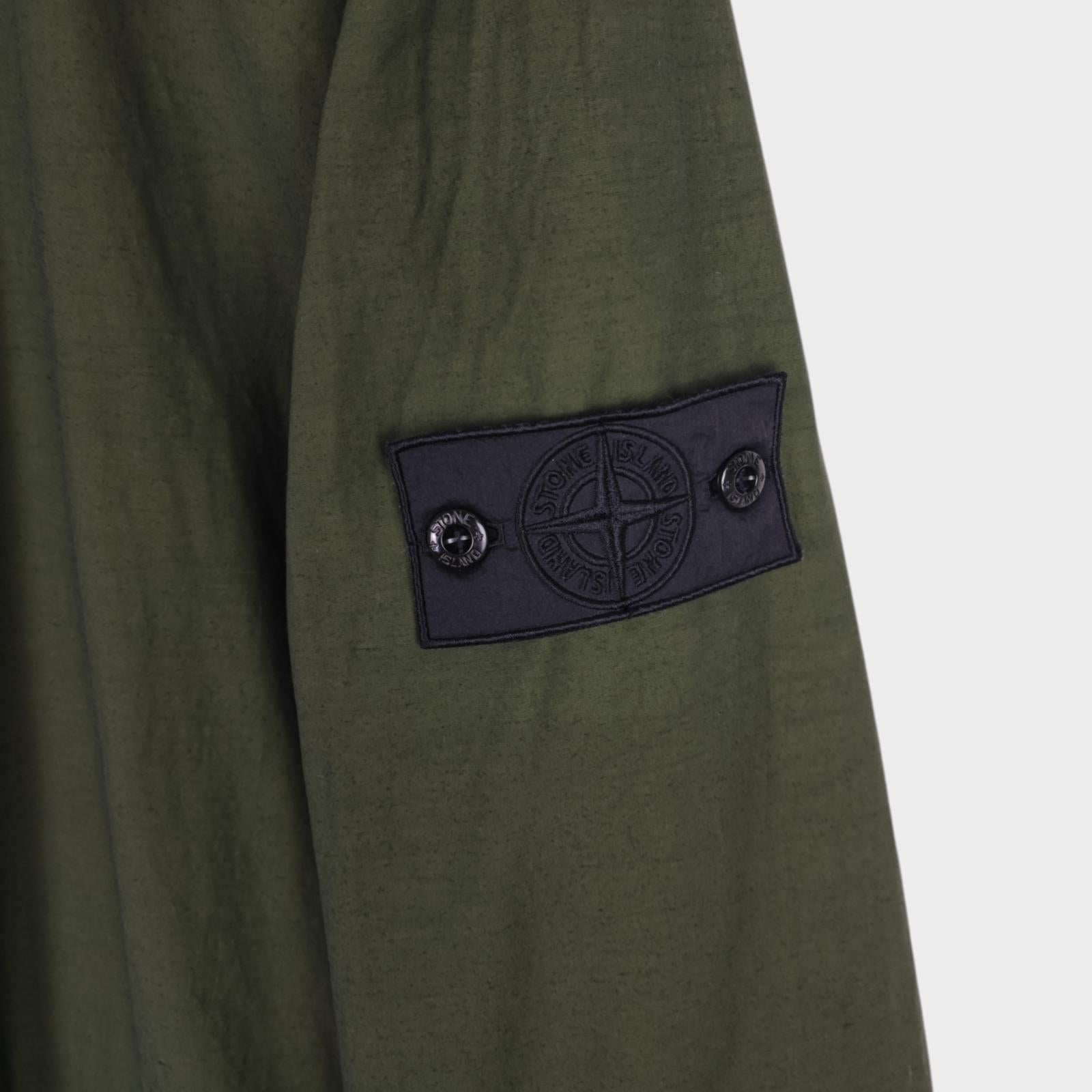 STONE ISLAND SHADOW PROJECT Men's Green Naslan Light Watro Mac Coat Jacket