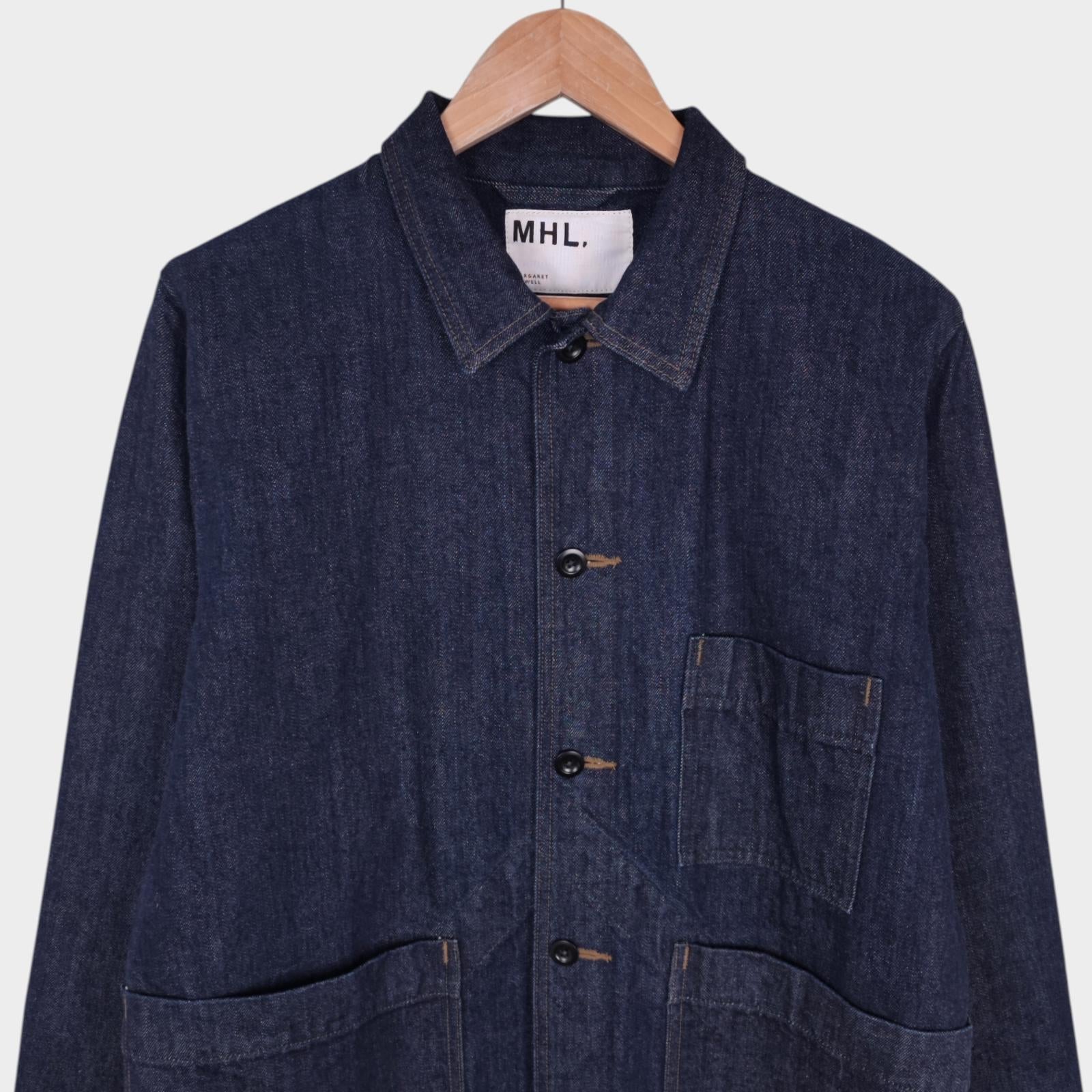 MHL MARGARET HOWELL Men's Canton Overalls Made in Japan Denim Chore Jacket