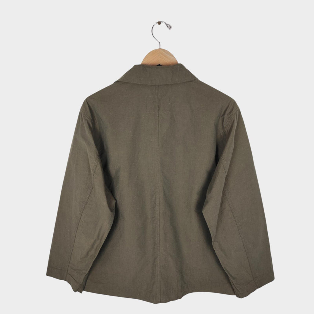 MHL MARGARET HOWELL Men's Khaki Green Lightweight Cotton Linen Jacket