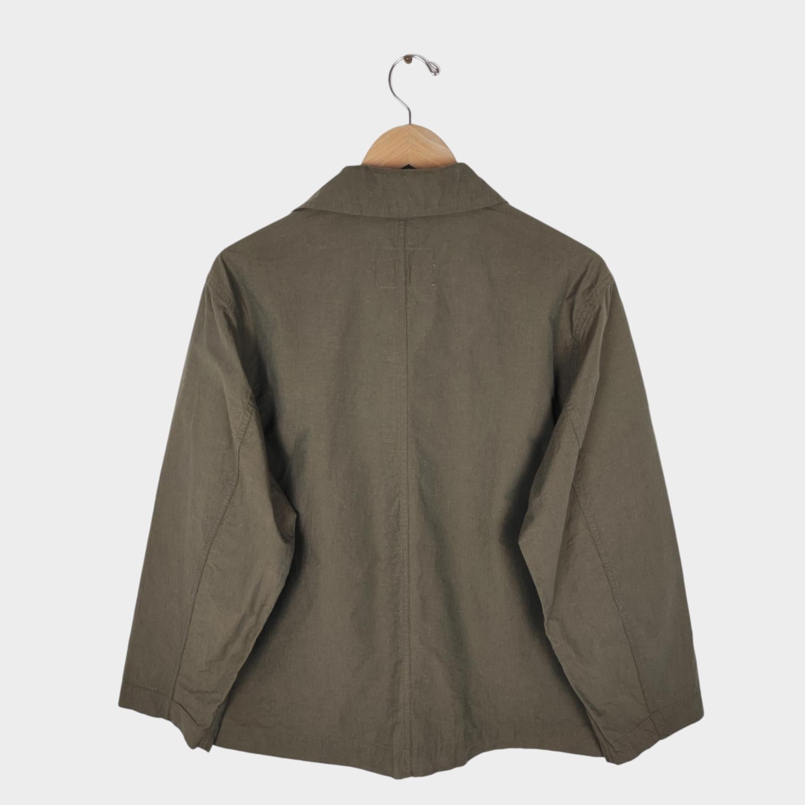 MHL MARGARET HOWELL Men's Khaki Green Lightweight Cotton Linen Jacket