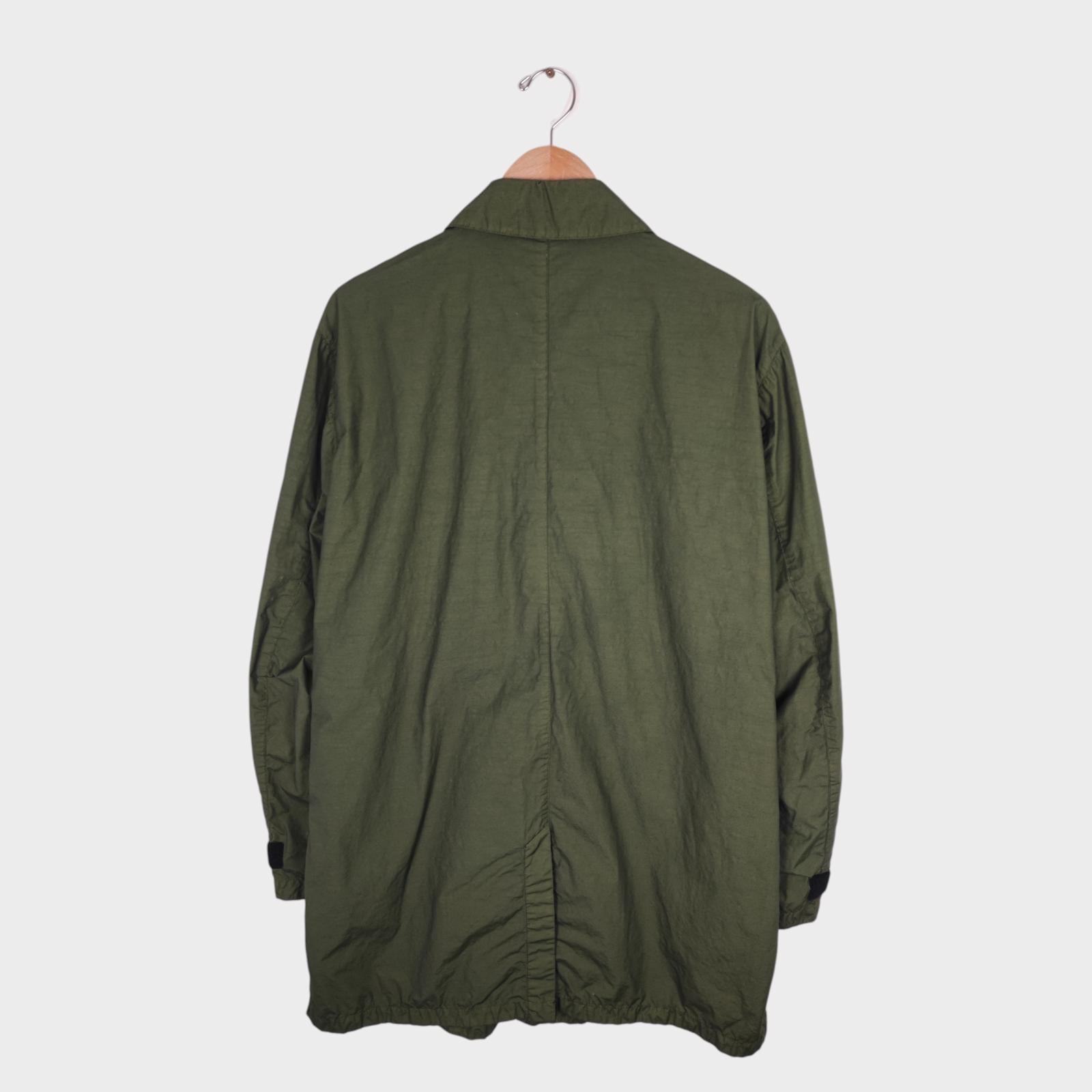 STONE ISLAND SHADOW PROJECT Men's Green Naslan Light Watro Mac Coat Jacket