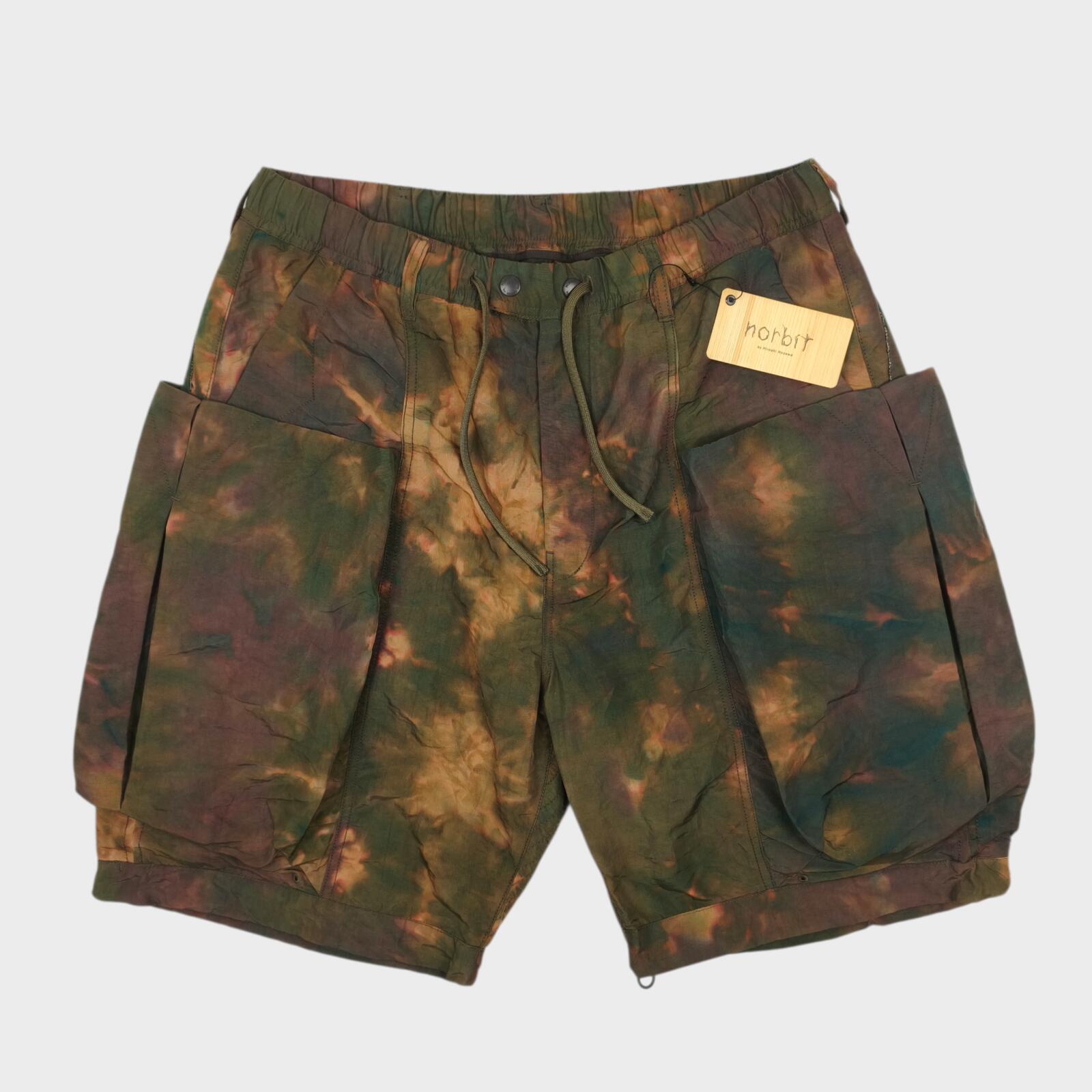 NORBIT BY HIROSHI NOZAWA Men's Injection Dyeing Cargo Shorts