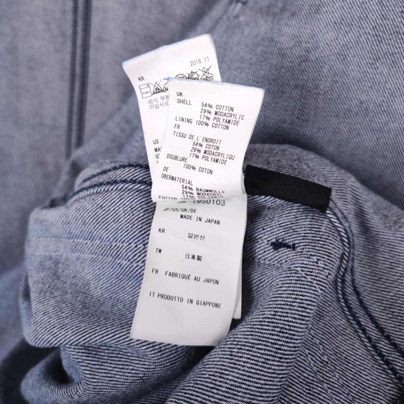 SNOW PEAK Men's Blue Made in Japan Heavyweight Denim Takibi Spec Chore Jacket
