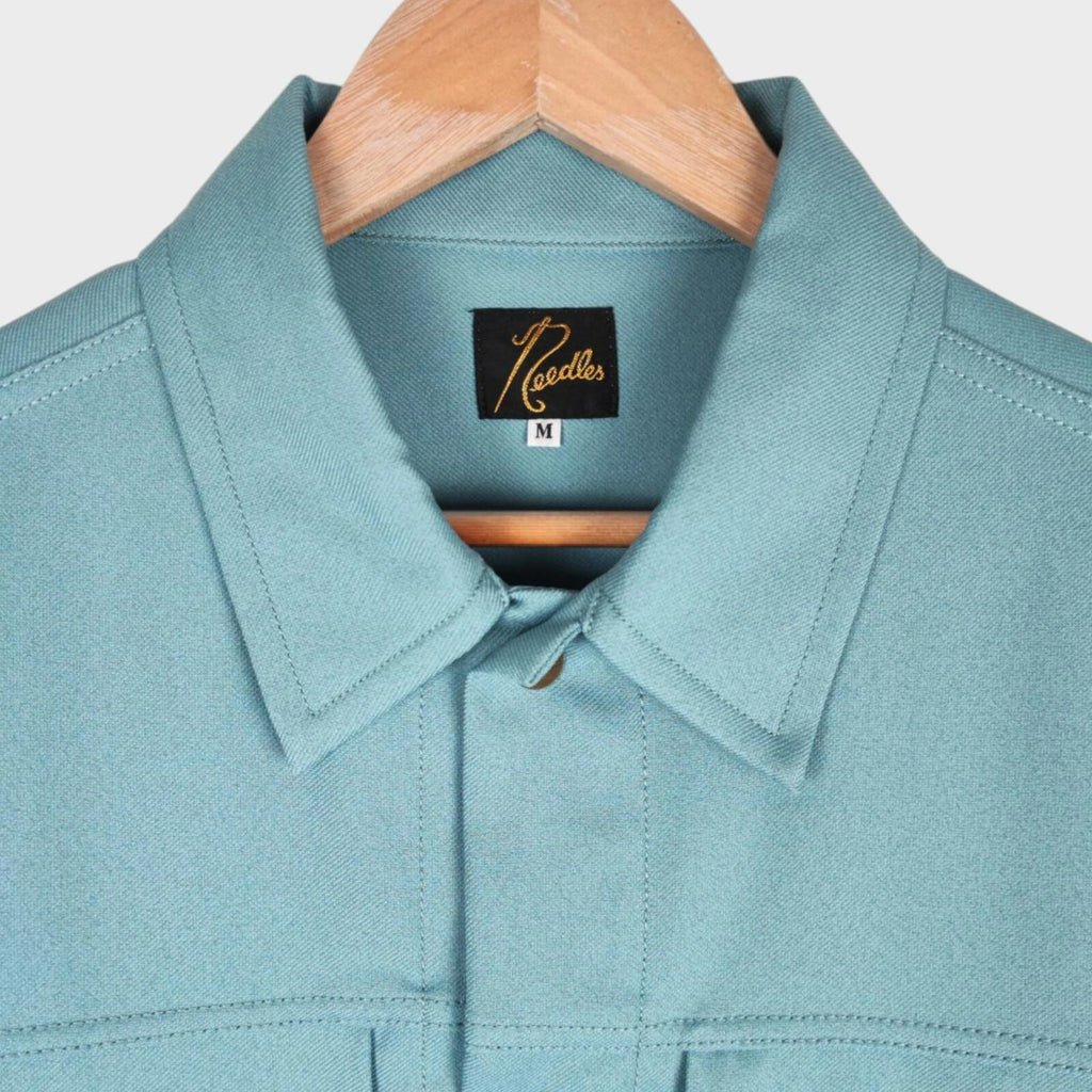NEEDLES Men's Light Blue Made in Japan Penny Jean Jacket