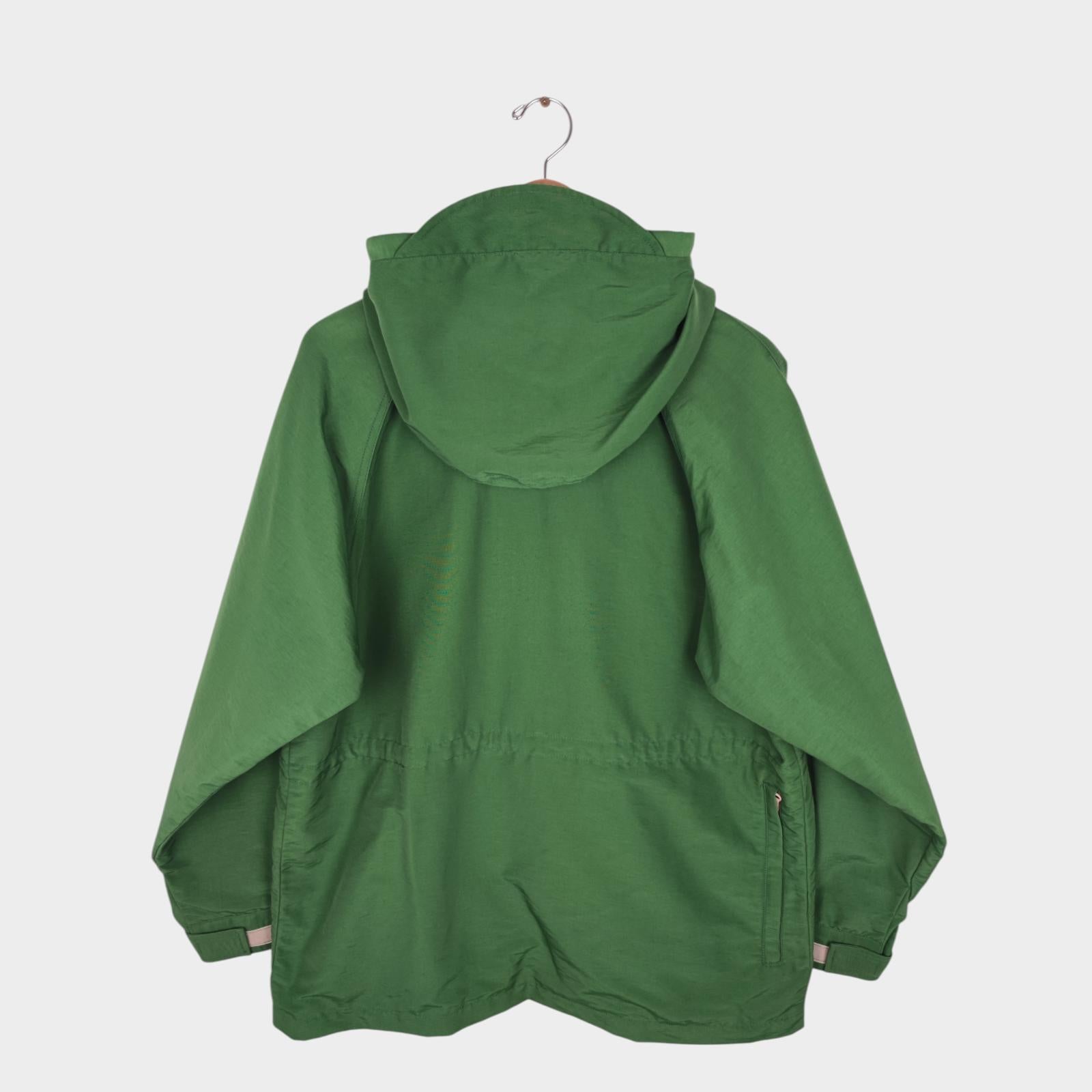 BEAMS PLUS Men's Green 60/40 Cotton Blend Hooded Mountain Parka Jacket