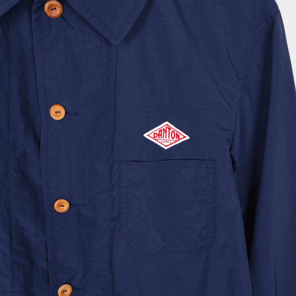 DANTON Men's Navy Blue Made in Japan Lightweight Nylon Chore Jacket