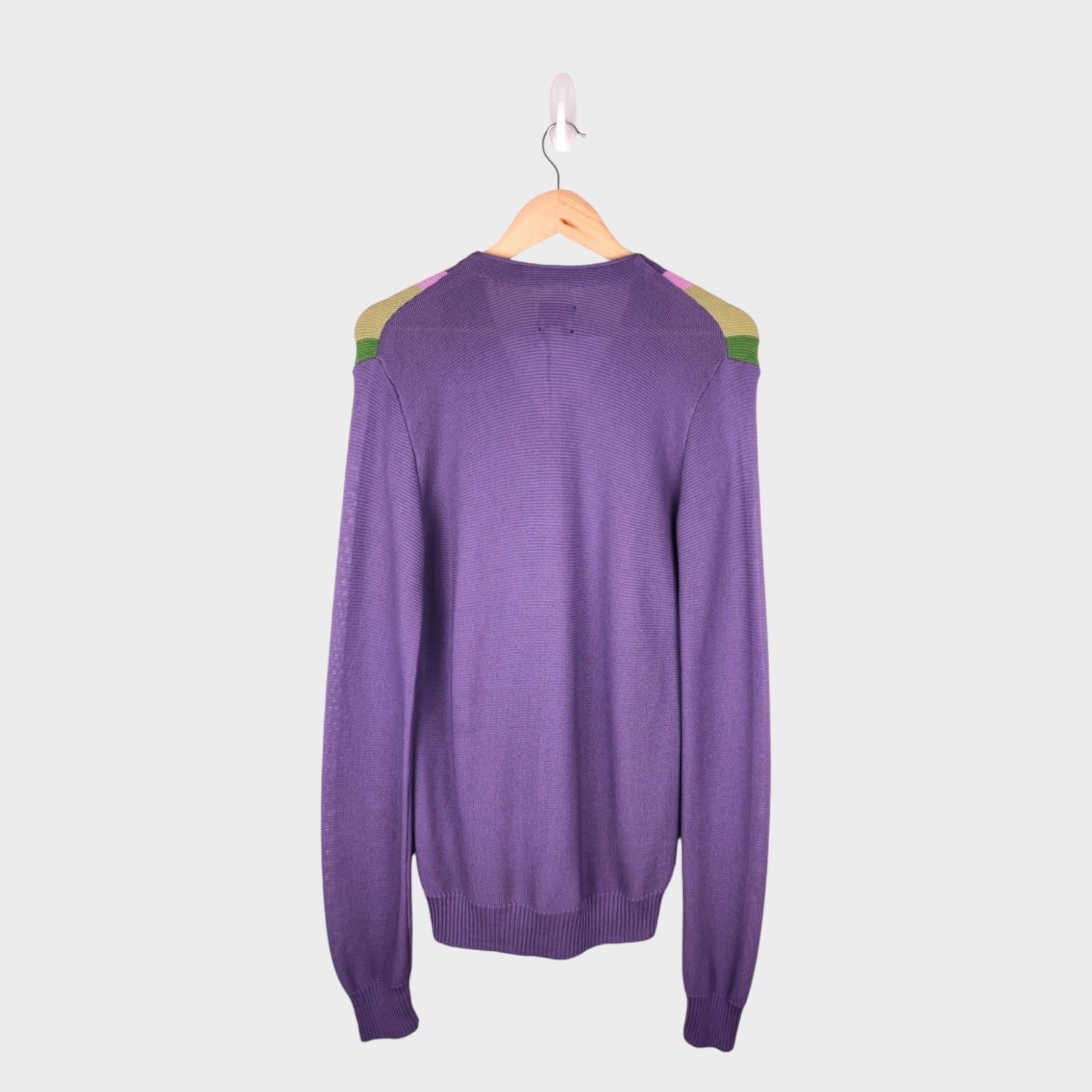 NEEDLES Men V-Neck Purl Stitch Made in Japan Cardigan