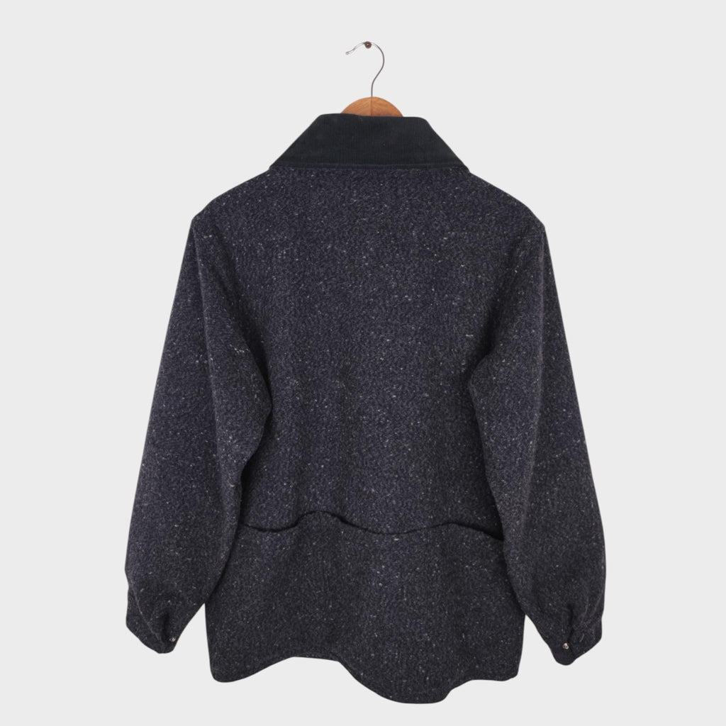SASSAFRAS Men's Made in Japan Wool Blend Leaf Pruner Tube Jacket