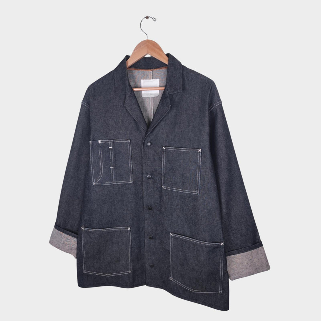 RE-PURPOSE Men's Blue Made in Japan Denim Chore Jacket