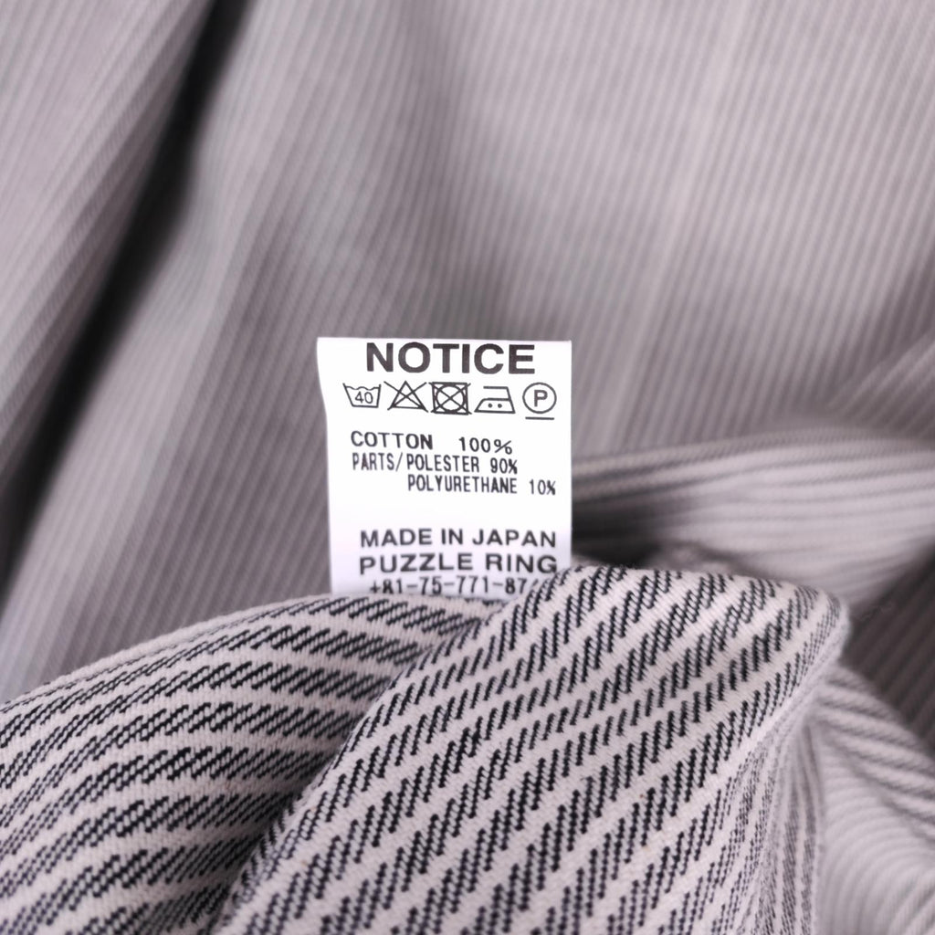 SASSAFRAS Men's Made in Japan Hickory Stripe Pruner Jacket