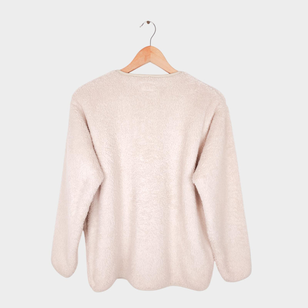 ENGINEERED GARMENTS x UNIQLO Men's Cream Sherpa Fleece Jumper