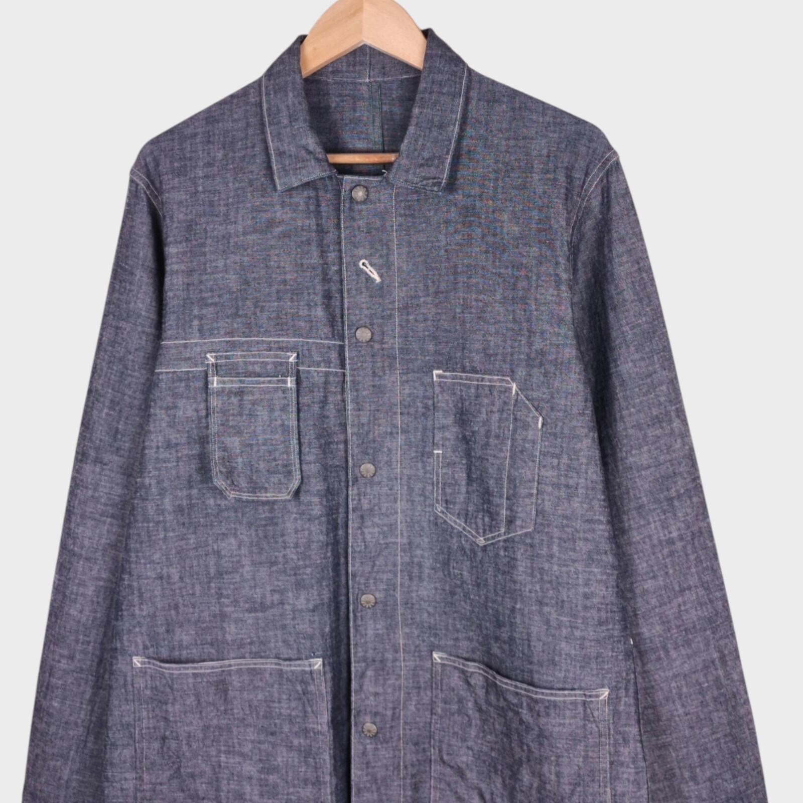 SUNNY SPORTS Men's Made in Japan Chambray Chore Jacket