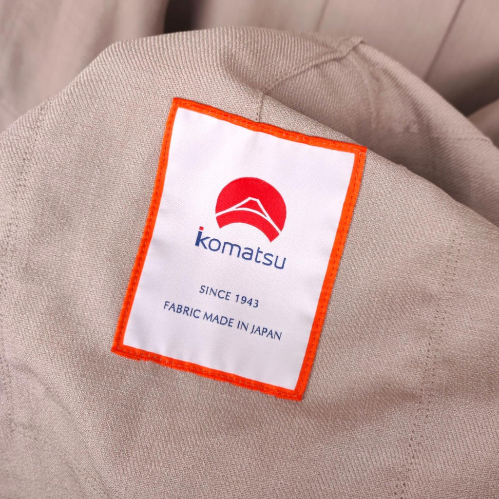 BEAMS PLUS Men's Beige Komatsu Military Tropical Jungle Safari Jacket