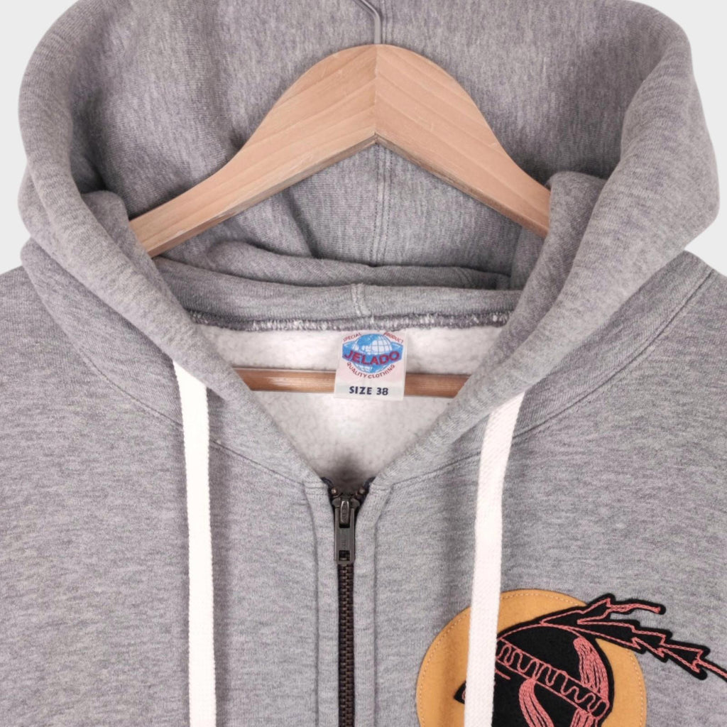 JELADO Men's Made in Japan Grey Mohawk Trail Zip Hoodie