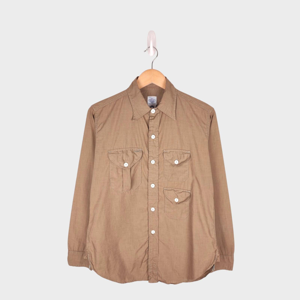 POST OVERALLS Men's Beige Cruzer Shirt - Size S
