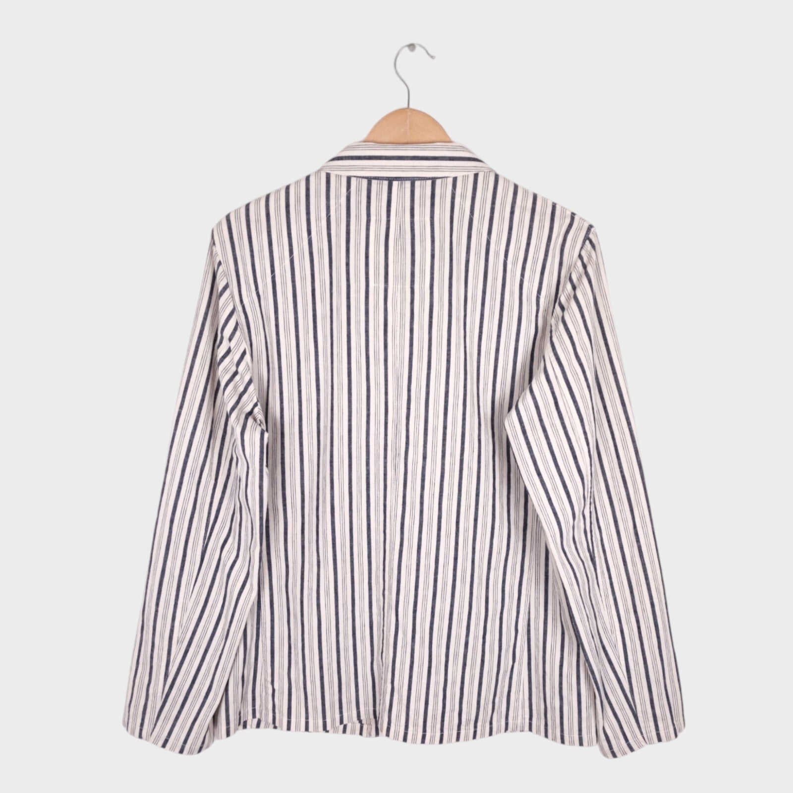 MACKINTOSH PHILOSOPHY Men's Striped Linen/Cotton Lightweight Chore Jacket