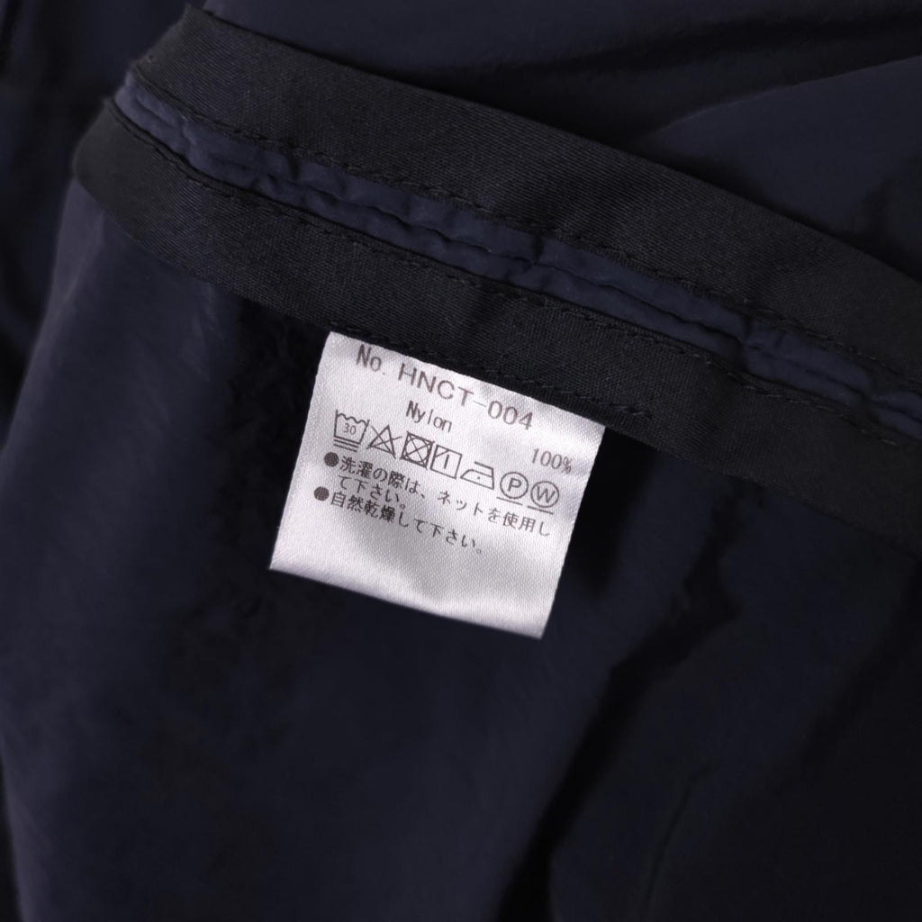 NORBIT BY HIROSHI NOZAWA Men's Navy Water Repellent Nylon Duffle Mod Coat Jacket