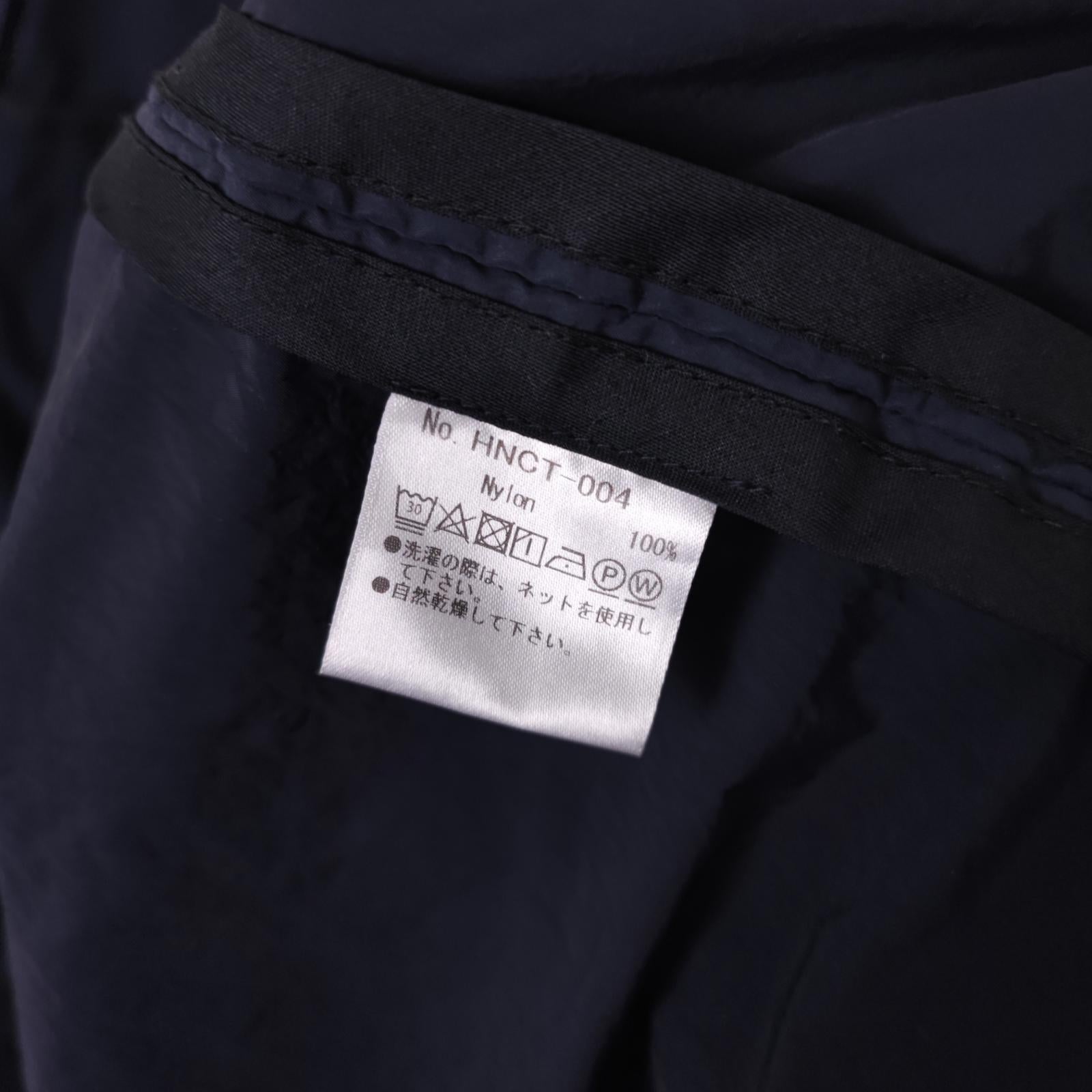 NORBIT BY HIROSHI NOZAWA Men's Navy Water Repellent Nylon Duffle Mod Coat Jacket