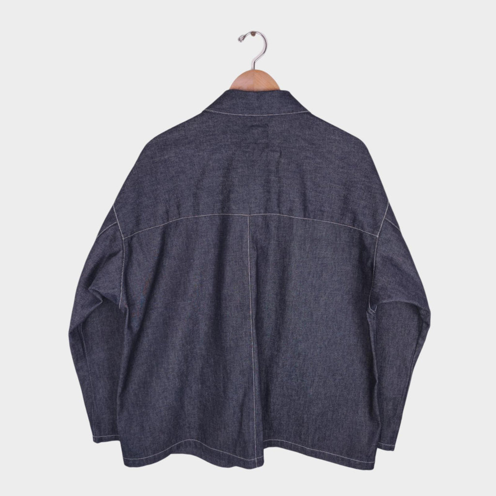 MR.OLIVE Men's Made in Japan Oversized Fit Denim Chore Jacket