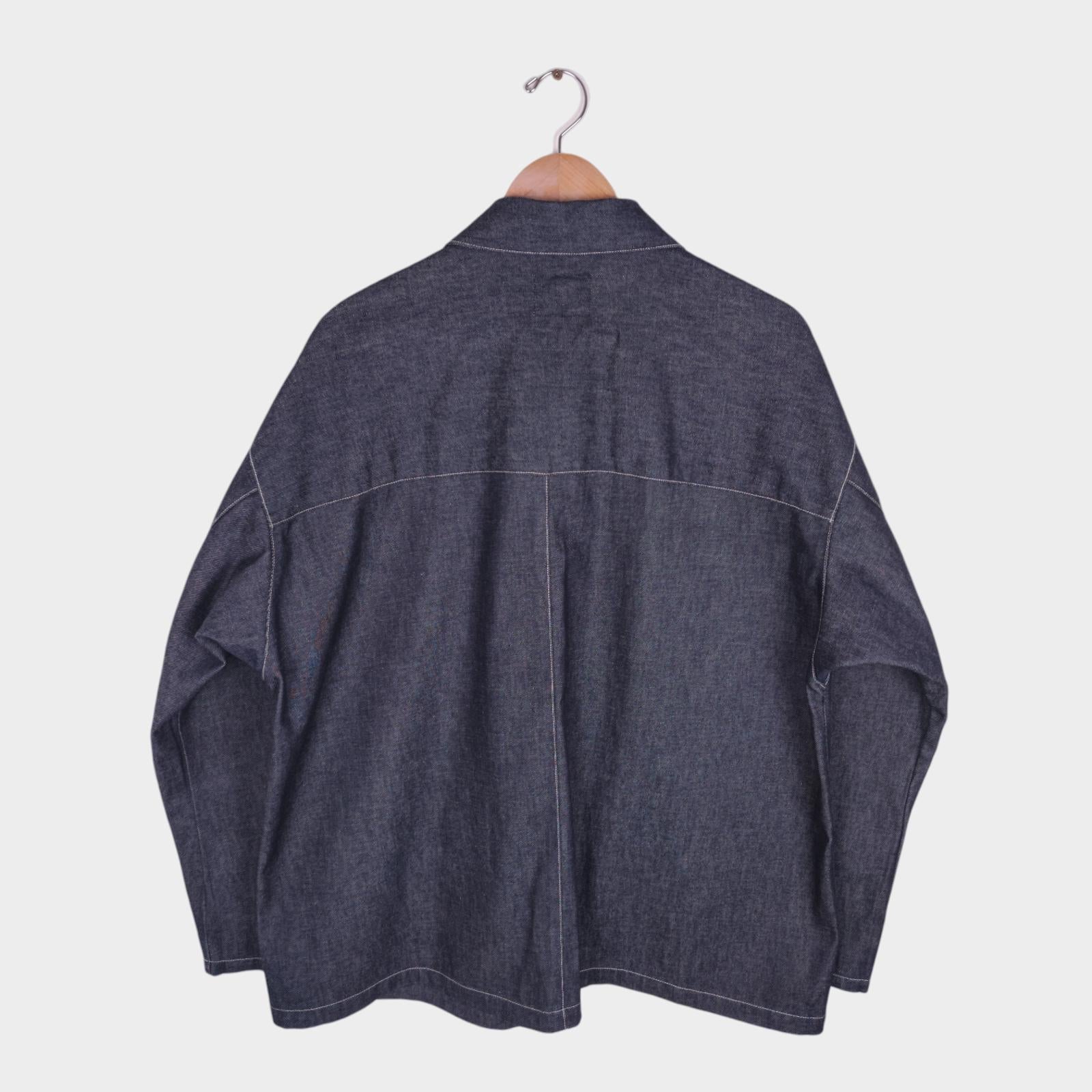 MR.OLIVE Men's Made in Japan Oversized Fit Denim Chore Jacket