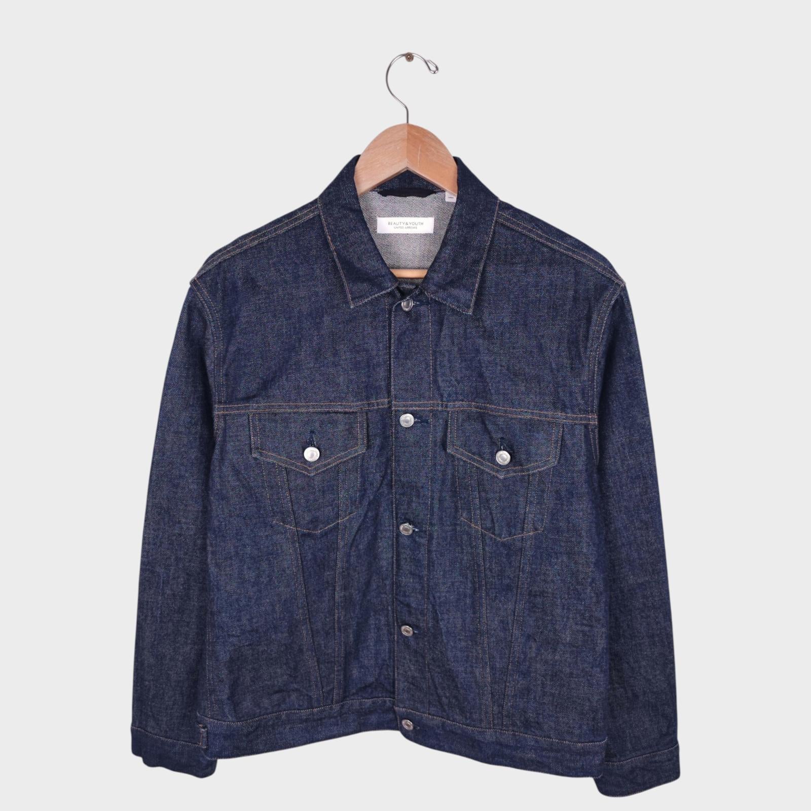 UNITED ARROWS Men's Made in Japan Denim Trucker Jacket