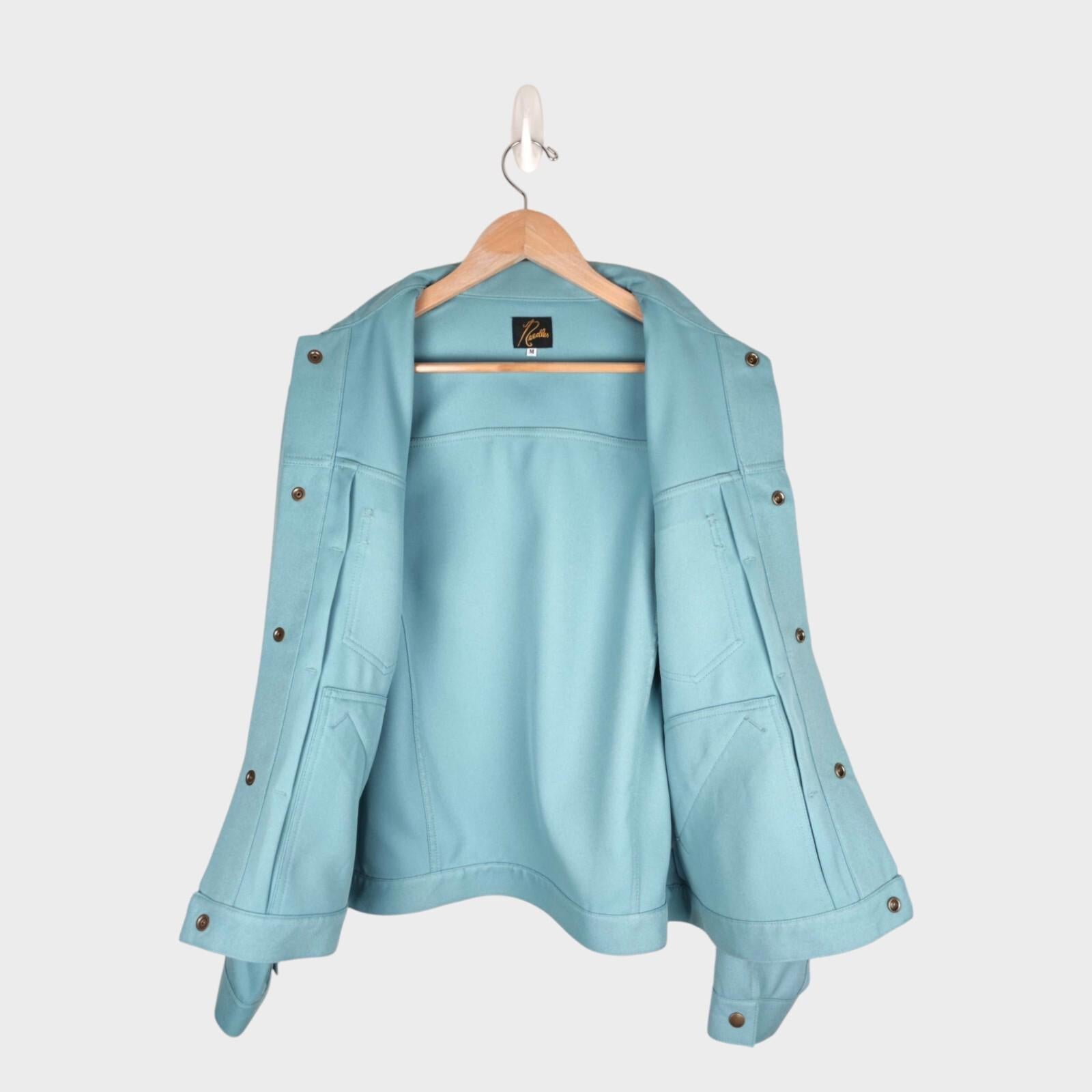 NEEDLES Men's Light Blue Made in Japan Penny Jean Jacket