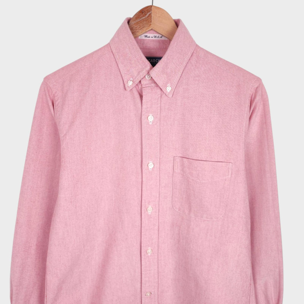 SUGAR CANE Men's Made in USA Pink Button Down BD Shirt