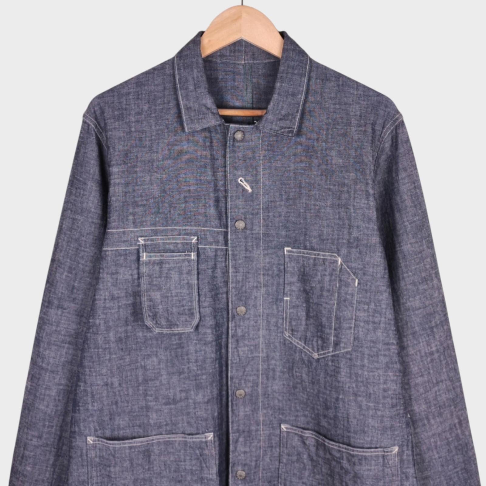 SUNNY SPORTS Men's Made in Japan Chambray Chore Jacket