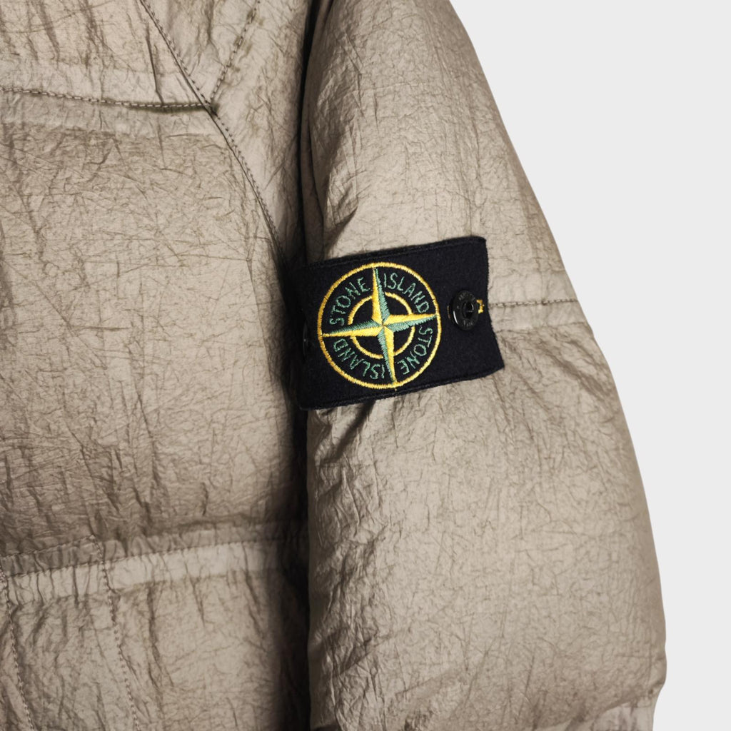 Vintage STONE ISLAND Men's AW 2005 Made in Italy Gold Goose Down Puffer Jacket