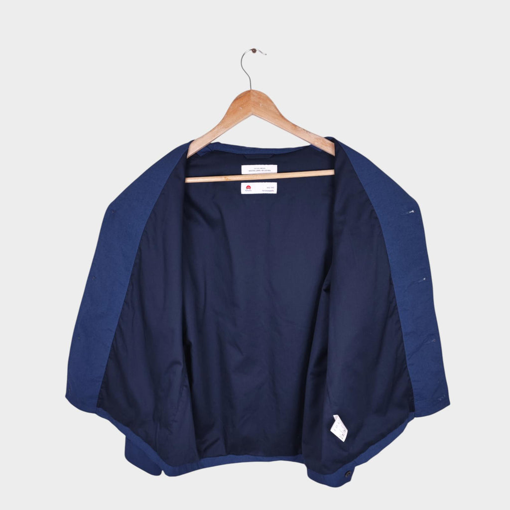 UNITED ARROWS Men's Blue Komatsu Matere Lined Chore Jacket
