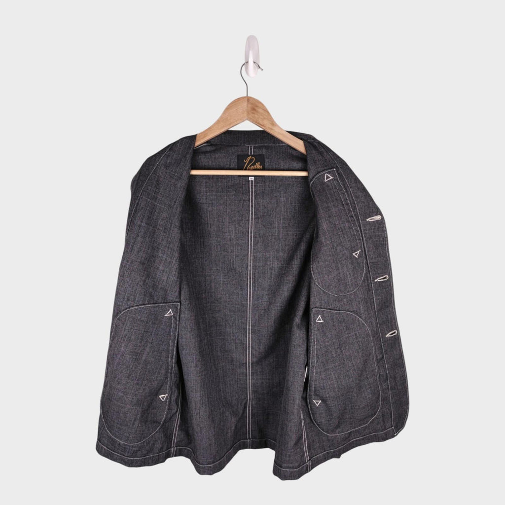 NEEDLES Men's Grey Made in Japan Western Chore Jacket