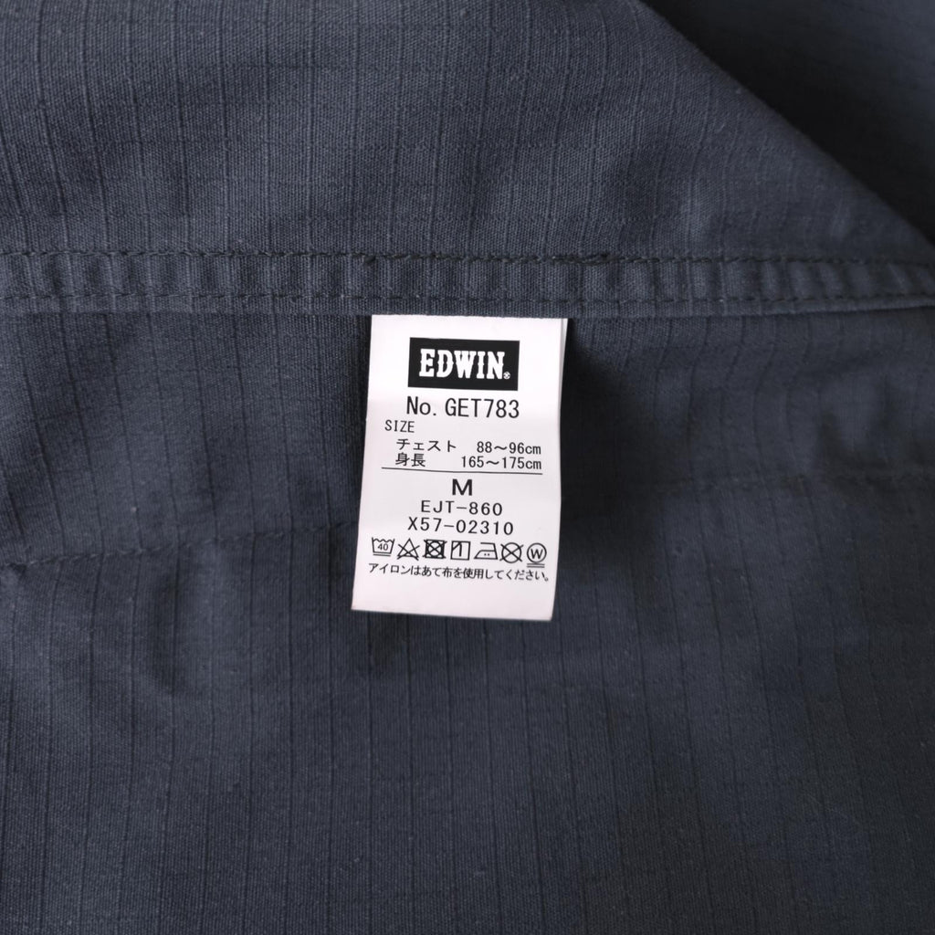 EDWIN Japan Men's Grey Ripstop Field Chore Jacket