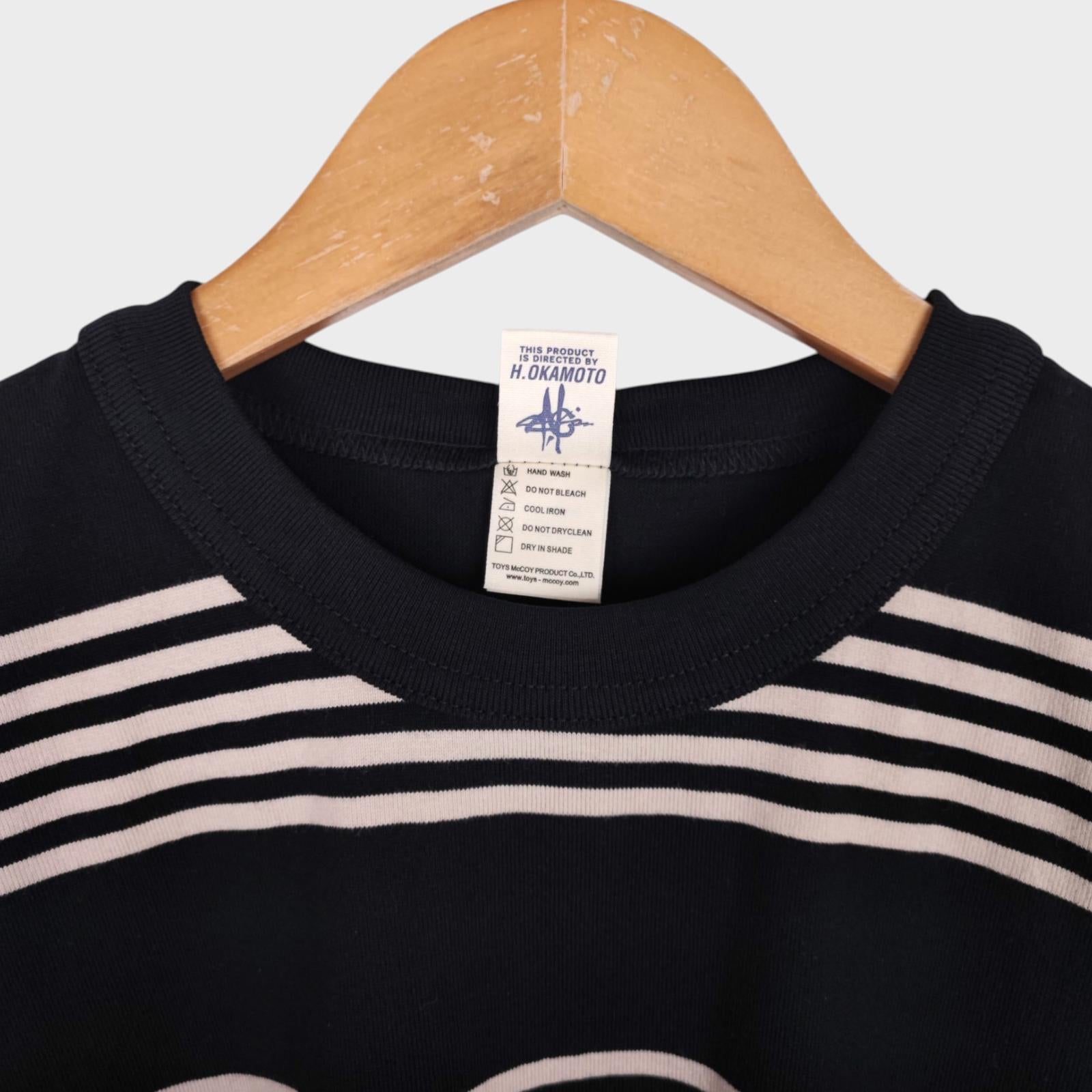 TOYS MCCOY McHill Sportswear Men's Made in Japan Steve McQueen Striped T-Shirt