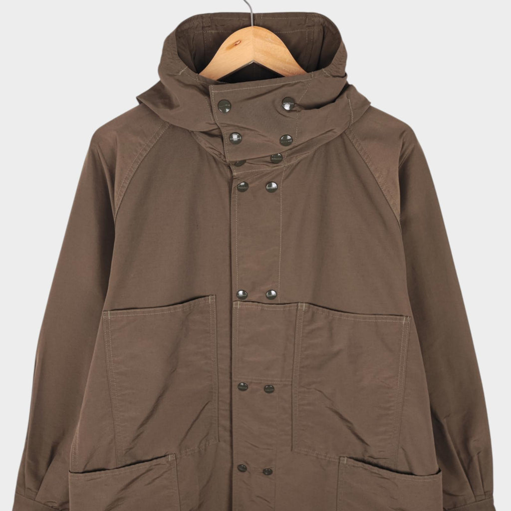 SASSAFRAS Men's Made in Japan Khaki Blower Bud 60/40 Cotton Nylon Parka Jacket