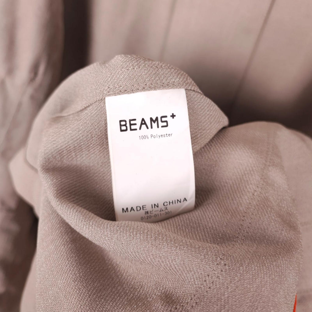 BEAMS PLUS Men's Beige Komatsu Military Tropical Jungle Safari Jacket