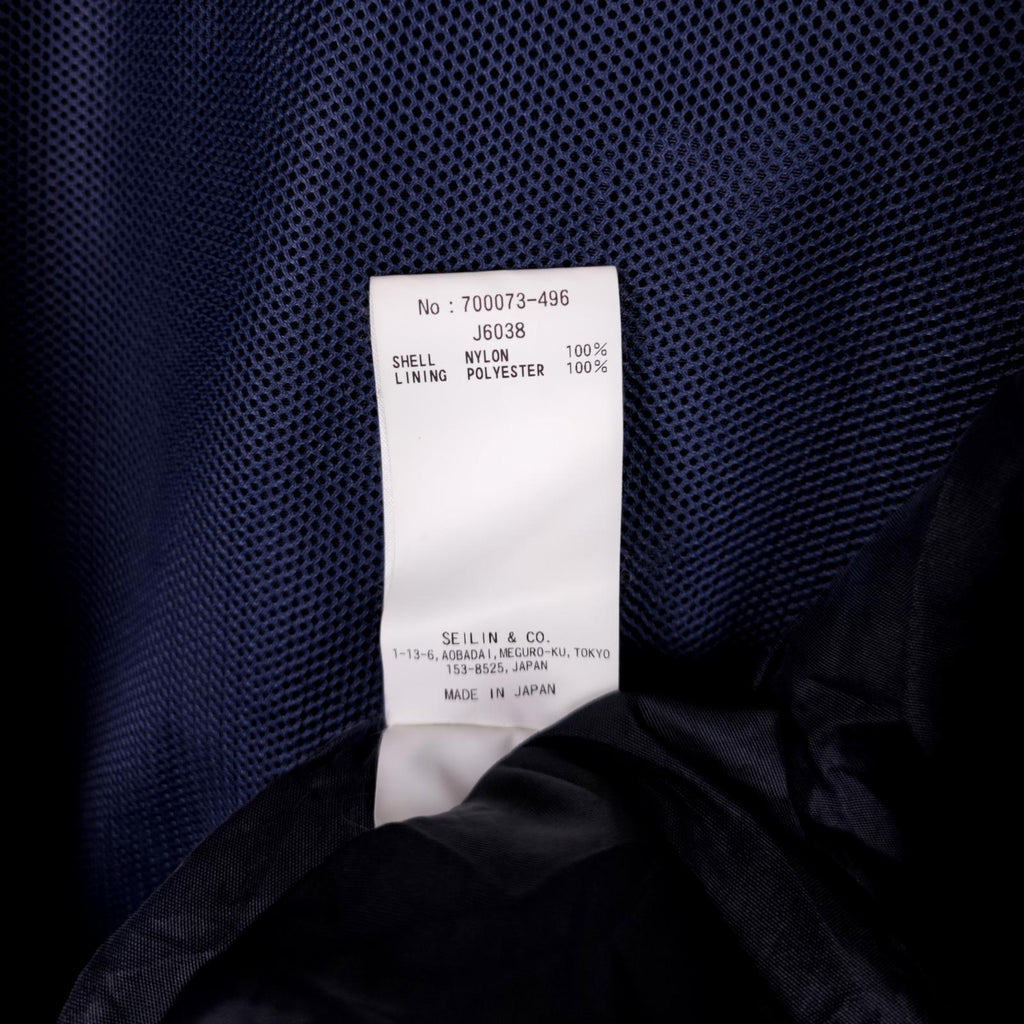 BLUE BLUE JAPAN Men's Made in Japan Indigo Blue Nylon Cape Coat