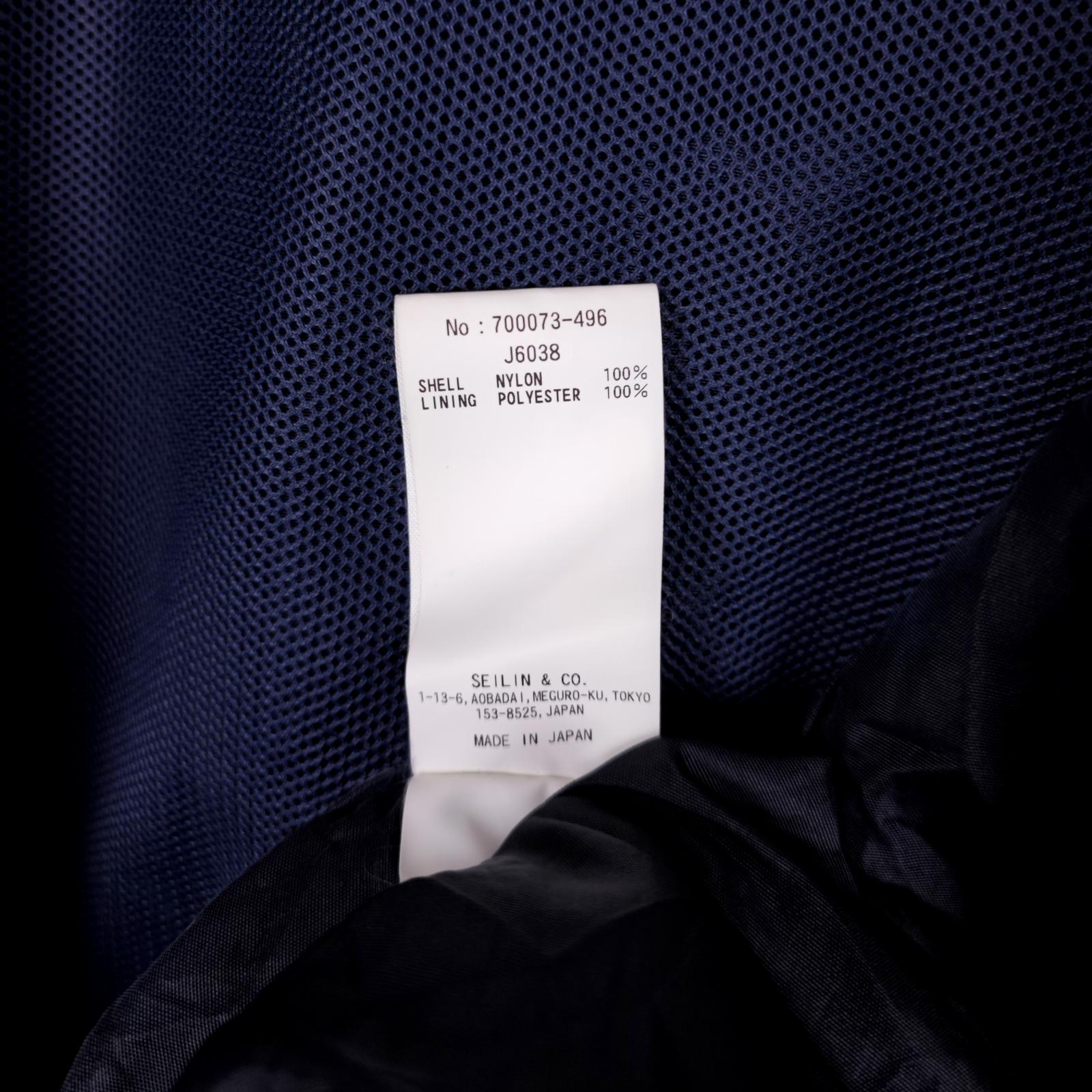 BLUE BLUE JAPAN Men's Made in Japan Indigo Blue Nylon Cape Coat