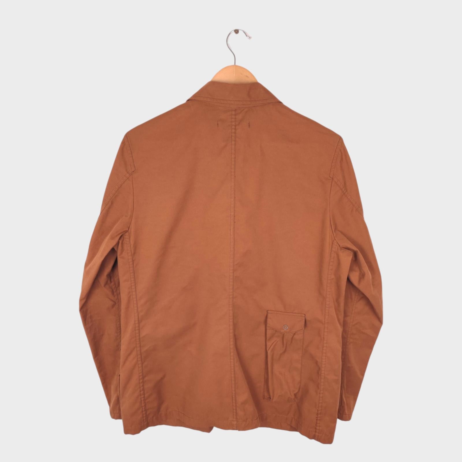 JOHNBULL Men's Burnt Orange Military Utility Jacket