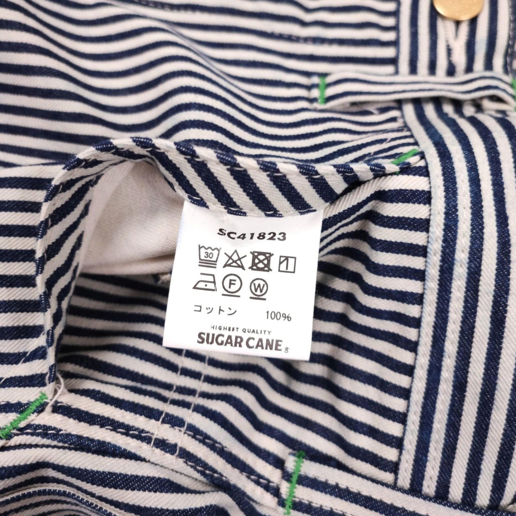 SUGAR CANE Men's Hickory Stripe High Waist Made in Japan Trousers
