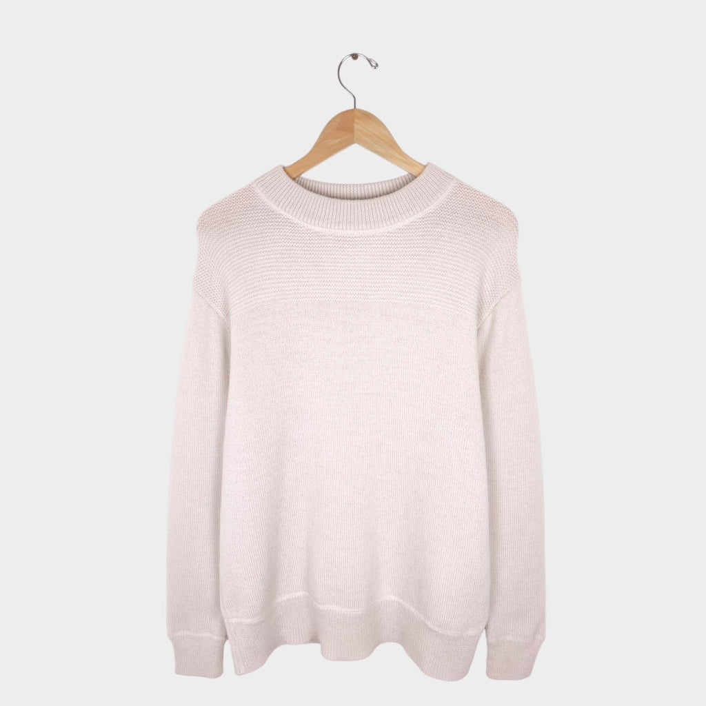 MHL MARGARET HOWELL Men's Cream 100% Wool Jumper