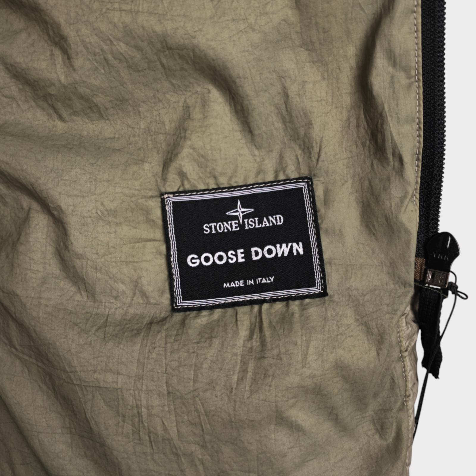 Vintage STONE ISLAND Men's AW 2005 Made in Italy Gold Goose Down Puffer Jacket
