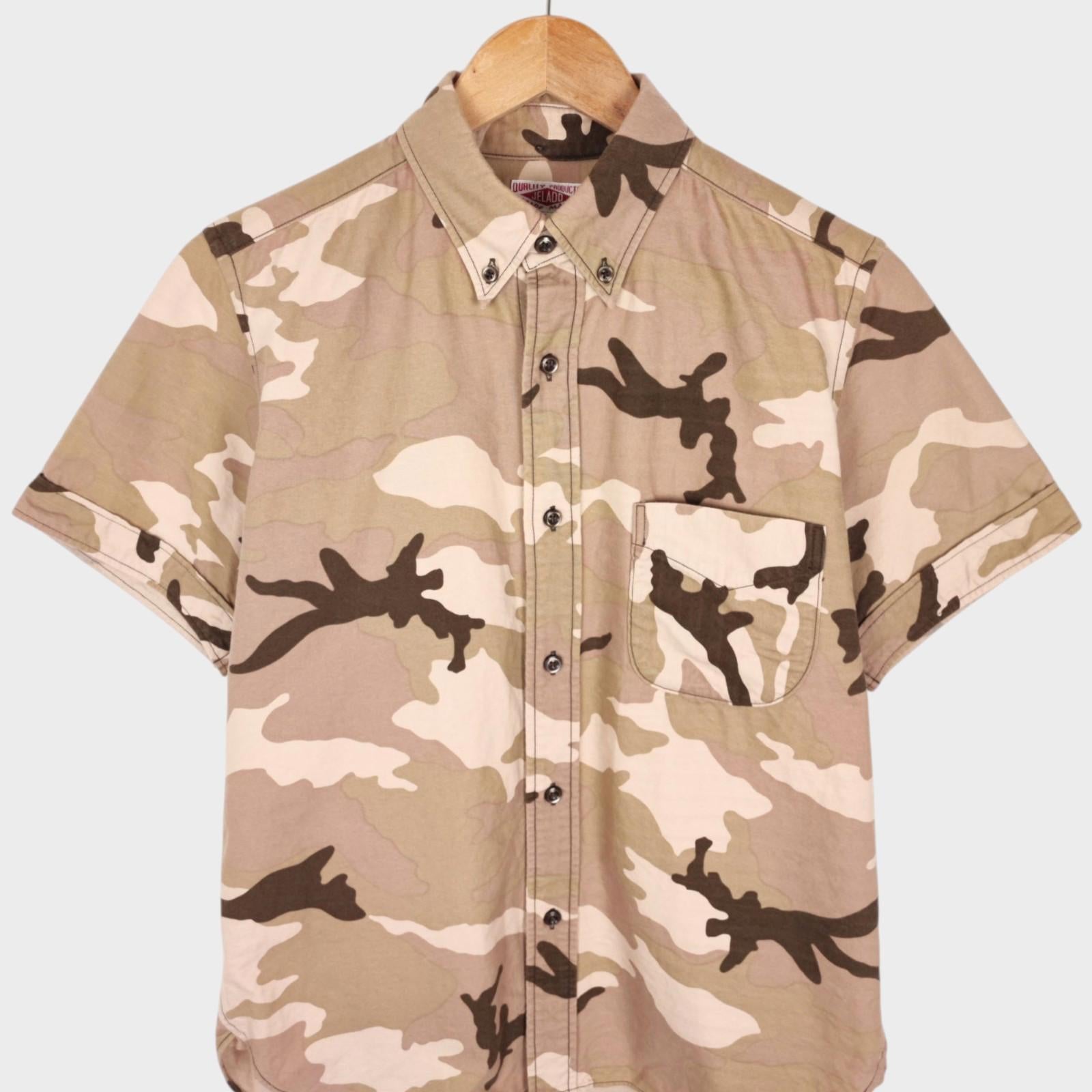JELADO Men's Made in Japan Camo Print Button Down Shirt