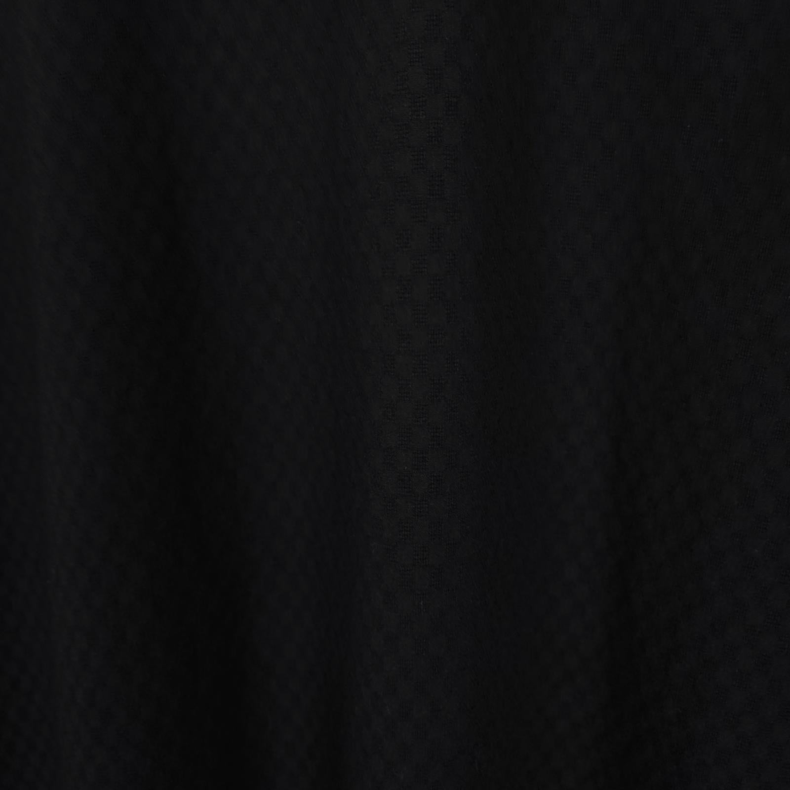 SUGAR CANE Men's Made in Japan Black Knitted Pattern Shirt