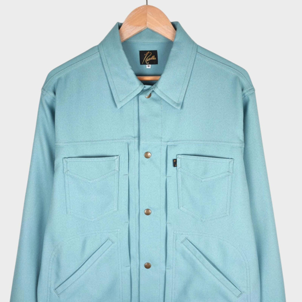 NEEDLES Men's Light Blue Made in Japan Penny Jean Jacket