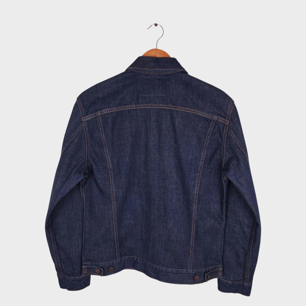 EDWIN Japan Men's Blue Denim Trucker Jacket