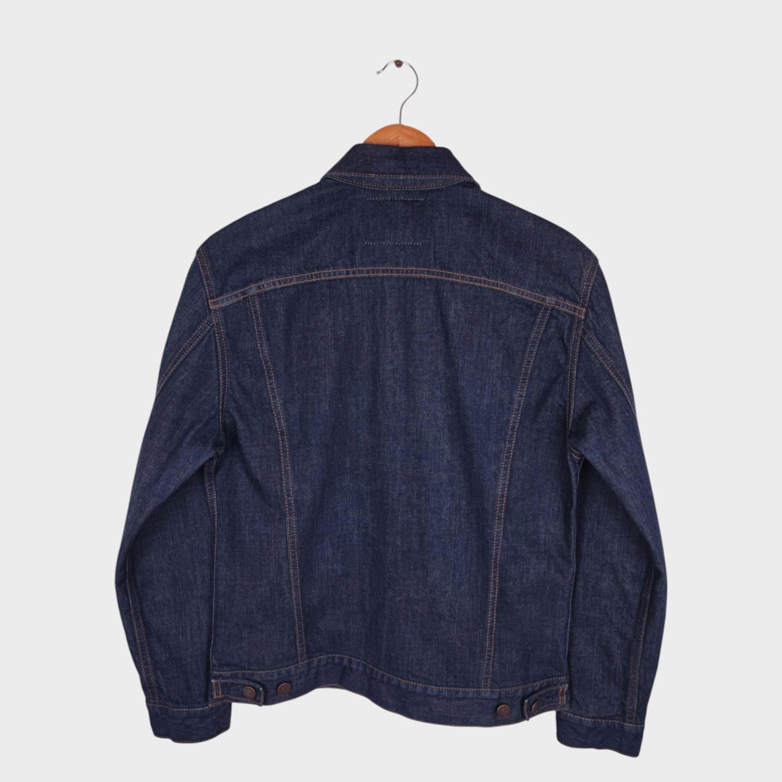EDWIN Japan Men's Blue Denim Trucker Jacket